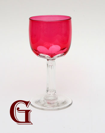 cranberry wine glass